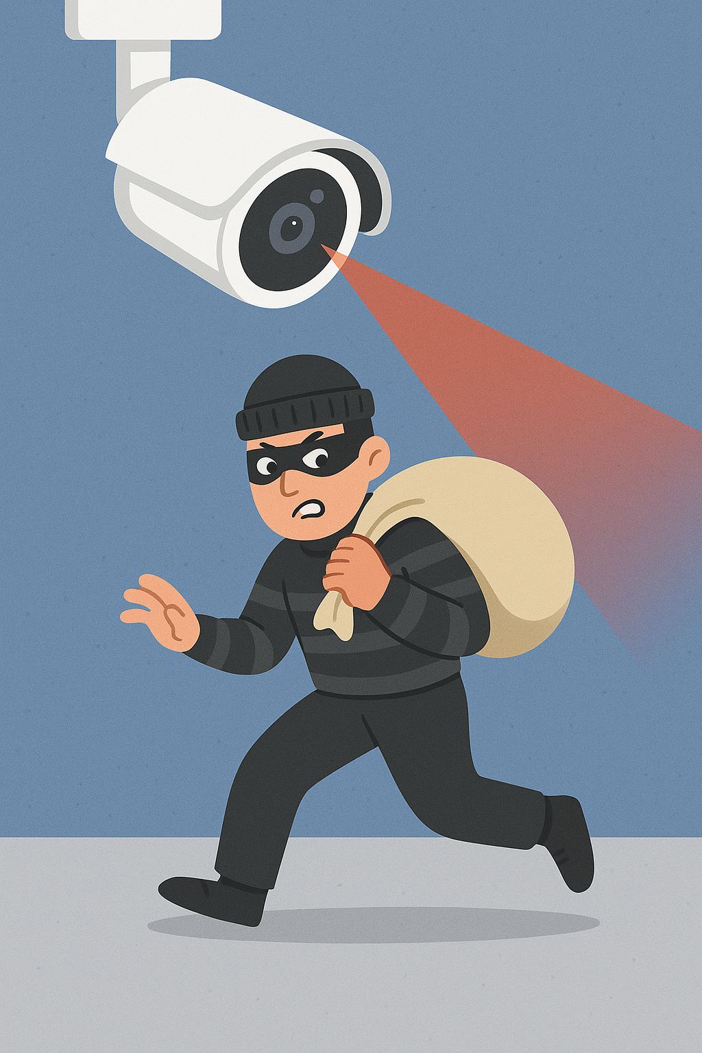 Thief lifting car